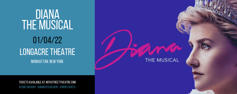 Diana - The Musical at Longacre Theatre tickets Diana - The Musical at Longacre Theatre