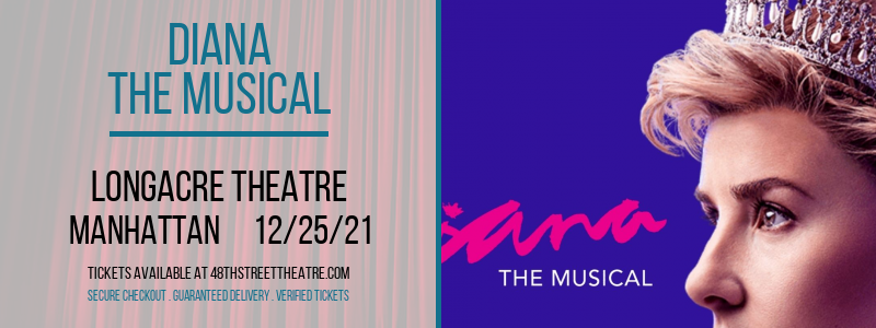 Diana - The Musical at Longacre Theatre tickets Diana - The Musical at Longacre Theatre