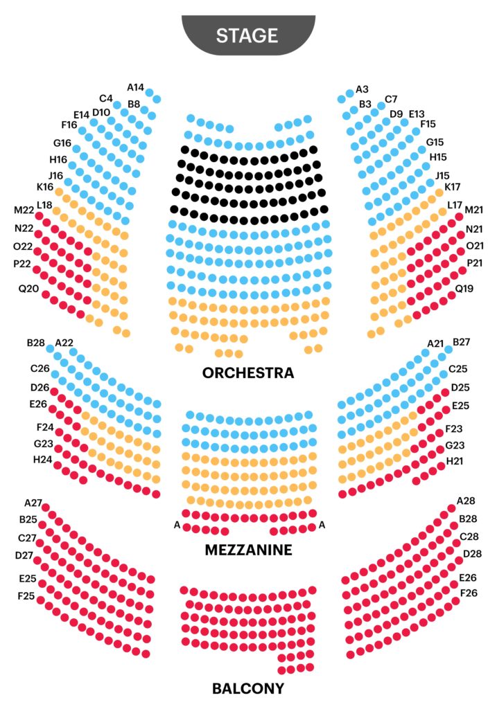 Seating Chart | Longacre Theatre | New York, New York