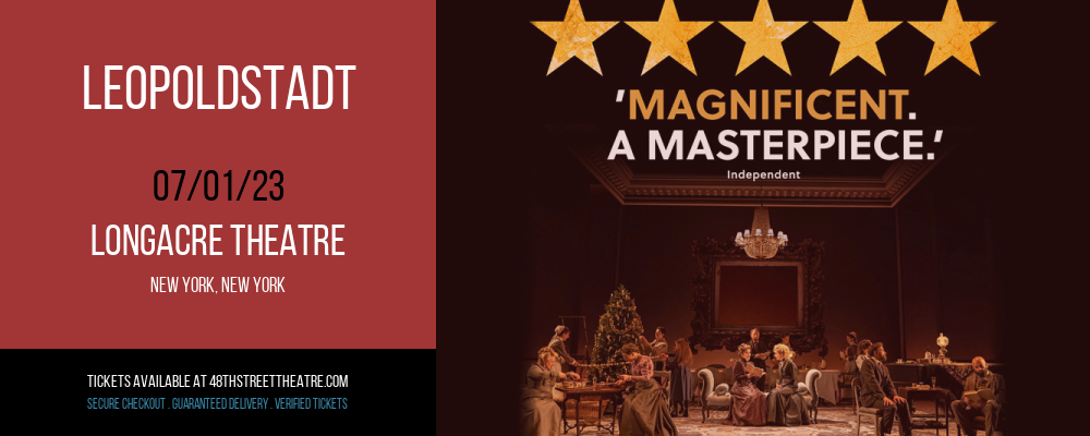 Leopoldstadt at Longacre Theatre tickets Leopoldstadt at Longacre Theatre
